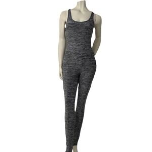 LA Society Jumpsuit Size XL Grey Snatched Athleisurecore Gym Yoga Pilates Stirup